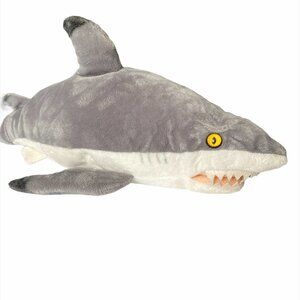 Wildlife Artists Black Tip Shark Plush Toy 26" Soft